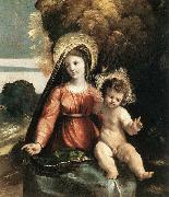 Dosso Dossi Madonna and Child oil on canvas
